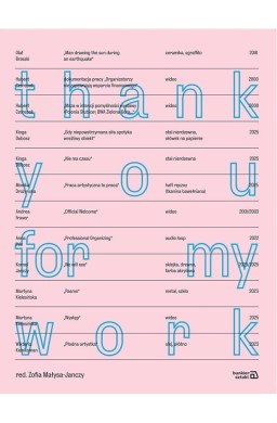 Thank you for my work