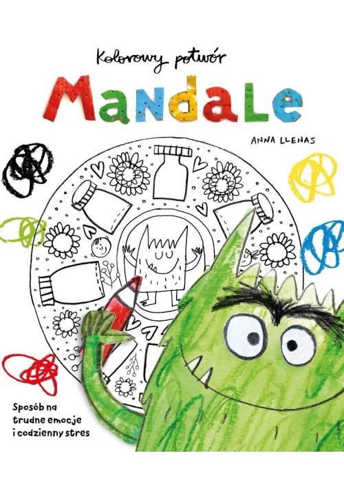 Kolorowy potwór. Mandala