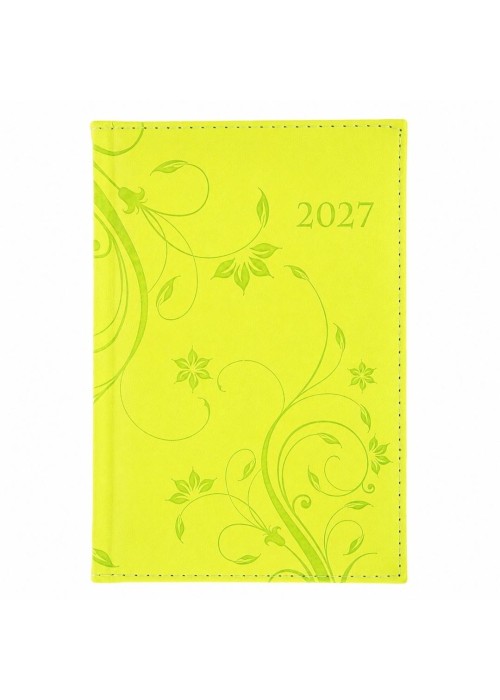 Terminarz 2027 dzienny B6 kwiaty pastele MIX