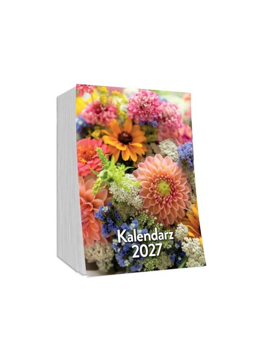 Kalendarz 2027 zdzierak 7,2x11,4cm MIX