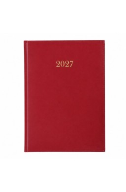 Terminarz 2027 tygodniowy A4 Divas czerwony