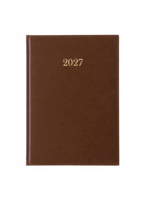 Terminarz 2027 tygodniowy A4 Divas brązowy