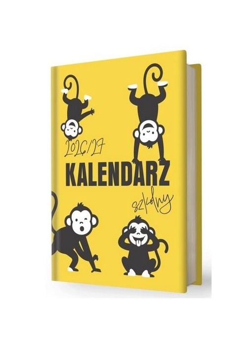 Kalendarz 2026/27 szkolny tygodniowy Małpki