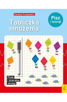 Pisz i ścieraj. Tabliczka mnożenia