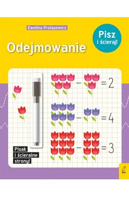 Pisz i ścieraj. Odejmowanie