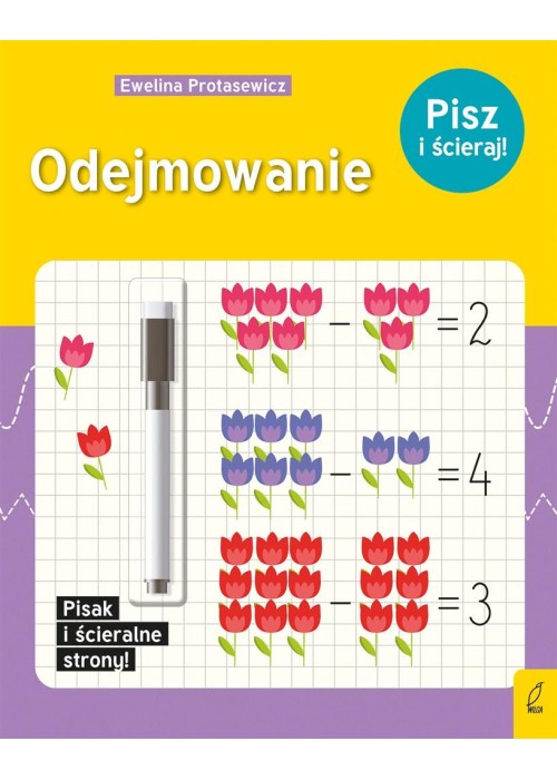 Pisz i ścieraj. Odejmowanie