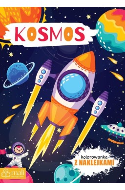 Kosmos. Kolorowanka z naklejkami