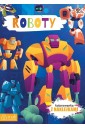 Roboty. Kolorowanka z naklejkami
