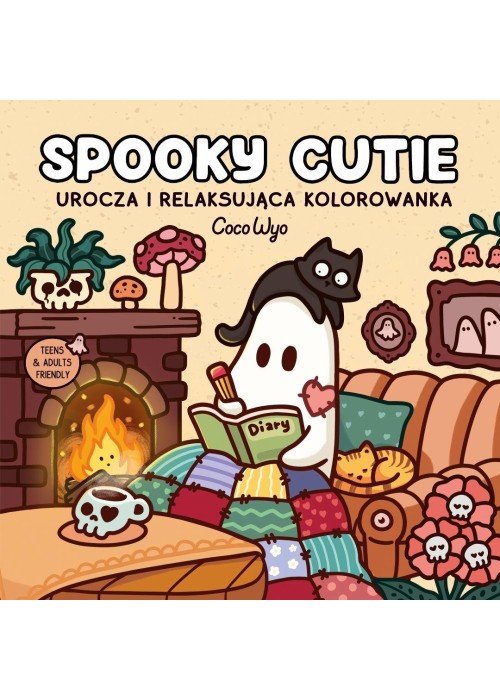 Spooky Cutie. Urocza i relaksująca kolorowanka