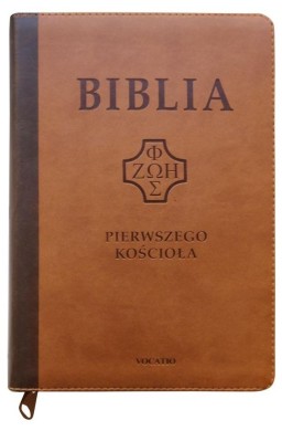Biblia pierwszego Kościoła z paginat. ciemnobrązo.