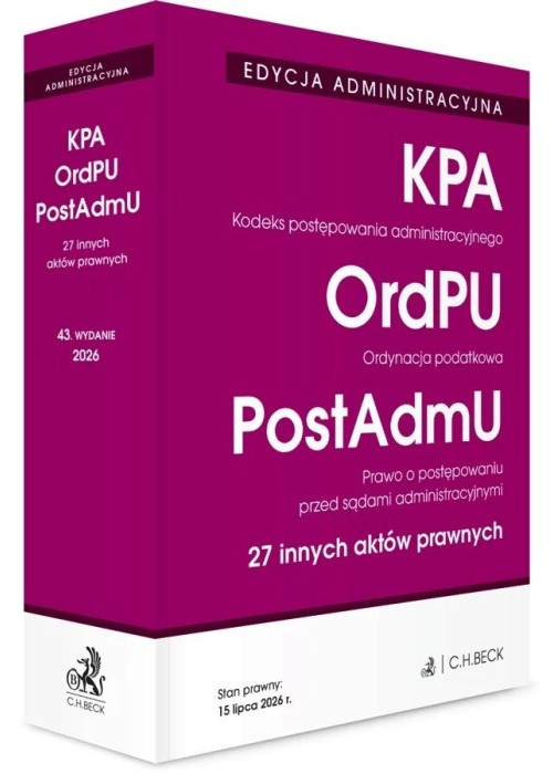 Edycja administracyjna. Edycja administracyjna...