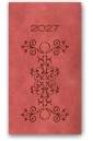 Kalendarz 2027 książkowy A6 Relief ceglasty MIX