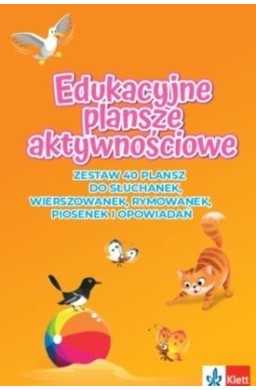 Pakiet: Zestaw plansz słuchanek-wierszownek