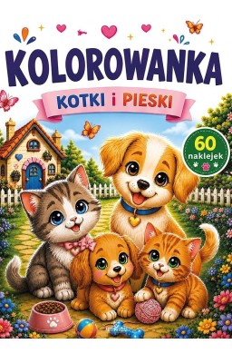 Kolorowanka. Kotki i pieski