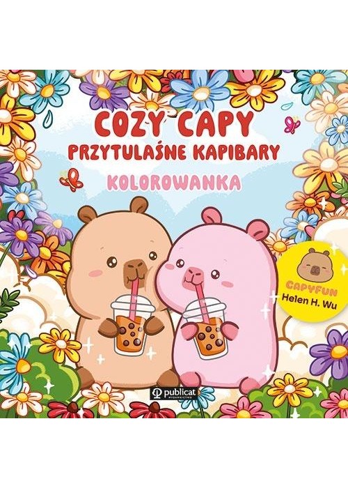 Cozy Capy. Przytulaśne kapibary. Kolorowanka