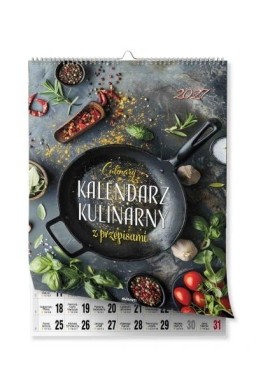Kalendarz 2027 ścienny 23x30,5cm Kulinarny...