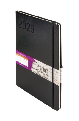 Kalendarz 2027 Formalizm A4 tygodniowy czarny