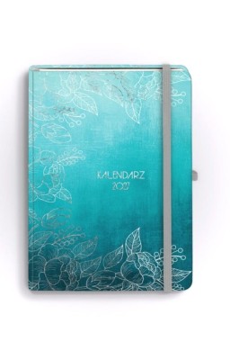 Kalendarz 2027 Botanical A4 tygodniowy ocean