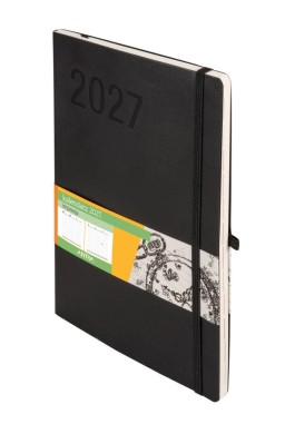 Kalendarz 2027 Impresja B5 tygodniowy czarny