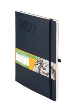 Kalendarz 2027 Impresja B5 tygodniowy granatowy