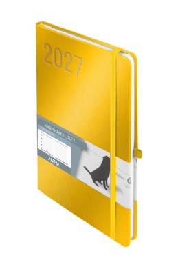 Kalendarz 2027 Minimalizm A5 tygodniowy złoty