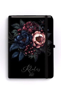 Kalendarz 2027 Botanical A5 dzienny velvet