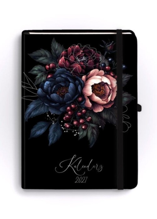 Kalendarz 2027 Botanical A5 dzienny velvet