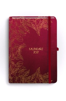 Kalendarz 2027 Botanical B6 tygodniowy rubin