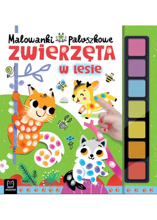Malowanki paluszkowe. Zwierzęta w lesie