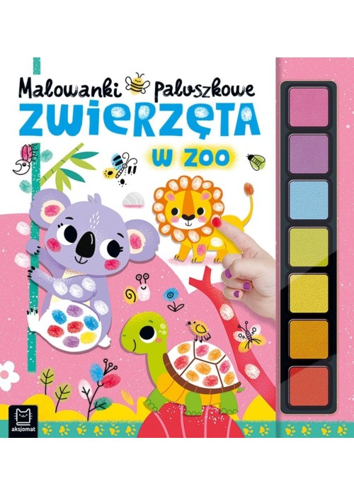 Malowanki paluszkowe. Zwierzęta w zoo