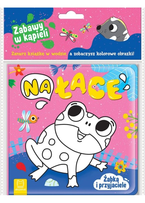 Żabka i przyjaciele. Na łące. Zabawy w kąpieli