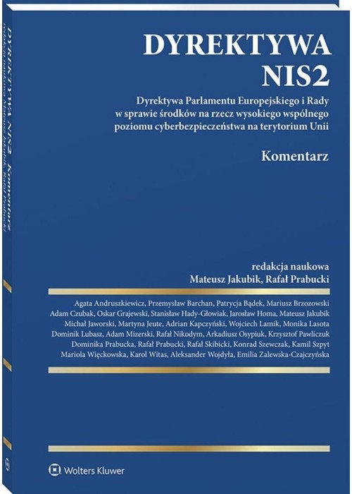 Dyrektywa NIS2. Komentarz