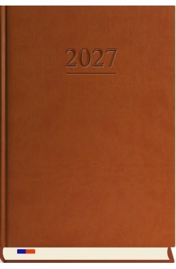 Terminarz 2027 stacjonarny brąz