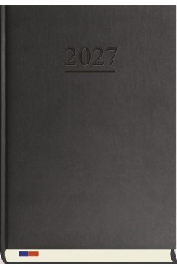 Terminarz 2027 stacjonarny czarny