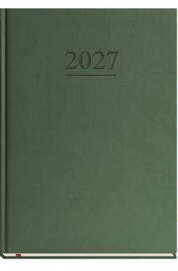 Terminarz 2027 A4 tygodniowy uniwersalny zieleń