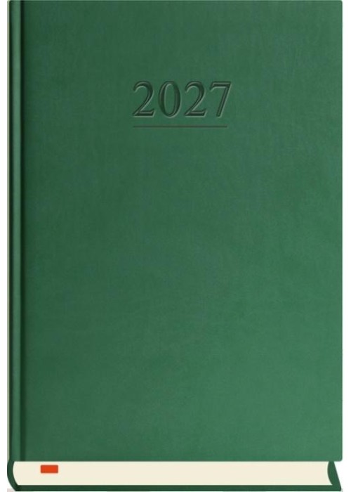 Terminarz 2027 A5 dzienny Menadżera zieleń