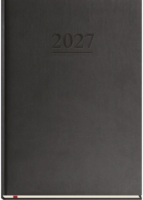 Terminarz 2027 B5 tygodniowy klasyczny czarny