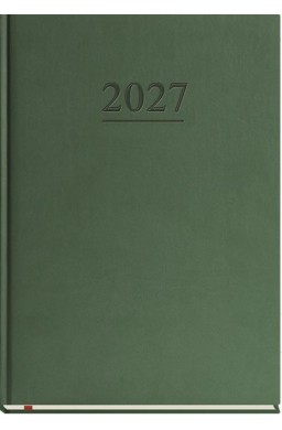 Terminarz 2027 B5 tygodniowy klasyczny zieleń