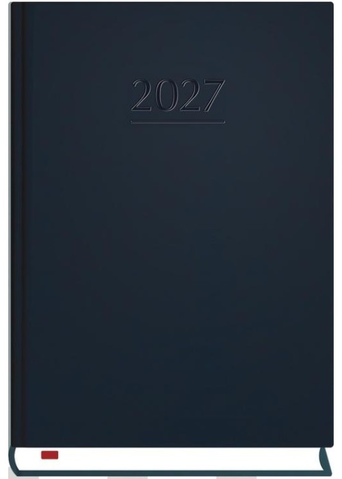 Terminarz 2027 B6 dzienny Powszechny granat