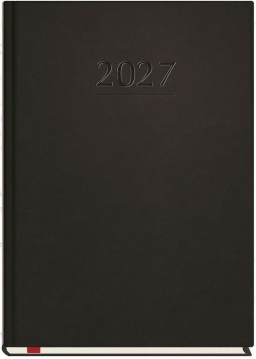 Terminarz 2027 A5 tygodniowy Popularny czarny