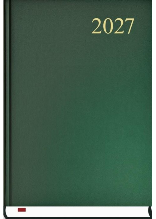 Terminarz 2027 A5 Asystent ciemnozielony