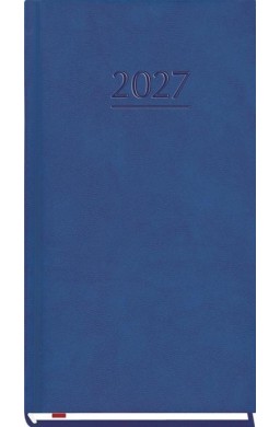 Terminarz 2027 kieszonkowy niebieski