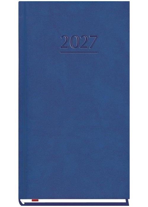 Terminarz 2027 kieszonkowy niebieski