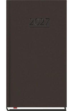 Terminarz 2027 kieszonkowy czarny