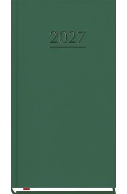 Terminarz 2027 kieszonkowy zielony