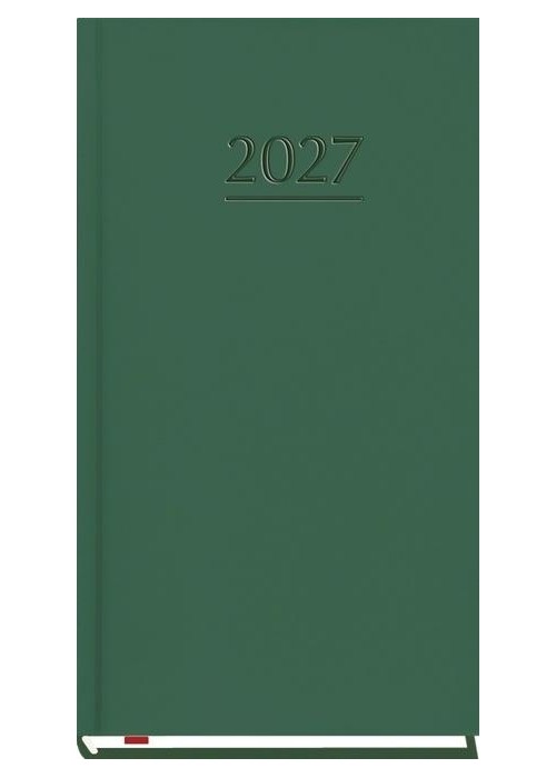 Terminarz 2027 kieszonkowy zielony