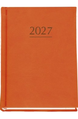 Terminarz 2027 B6 Marta pomarańczowy