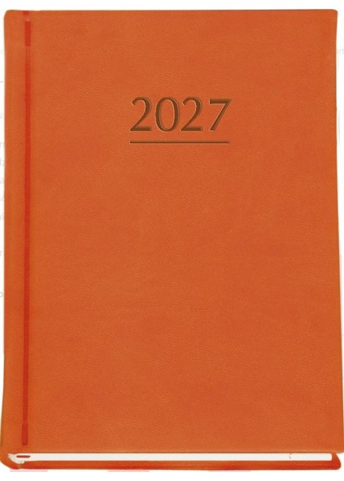 Terminarz 2027 B6 Marta pomarańczowy