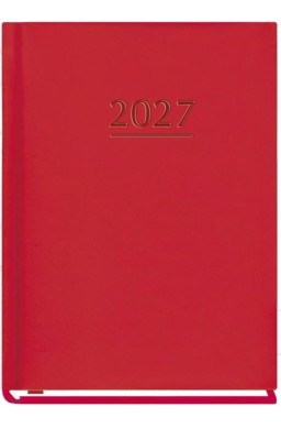 Terminarz 2027 A6 tygodniowy Ola czerwony