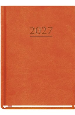 Terminarz 2027 A6 tygodniowy Ola pomarańczowy